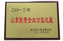 山東民營企業(yè)公益之星